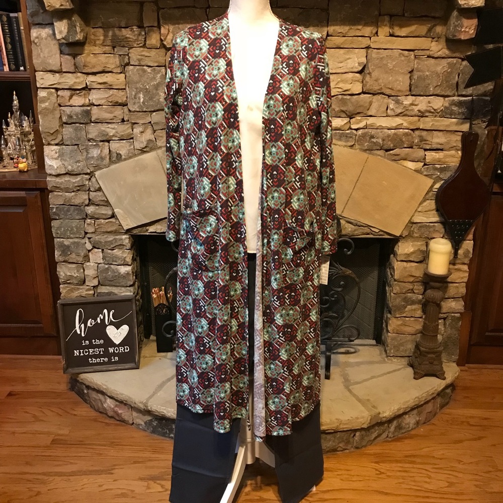 NWT LuLaRoe Sarah Duster Sweater Size Medium - Picture 1 of 8